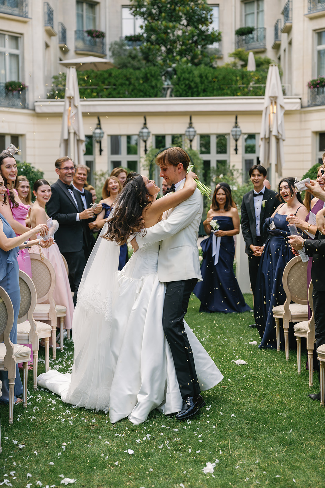 Romantic wedding ceremony at The Ritz Paris