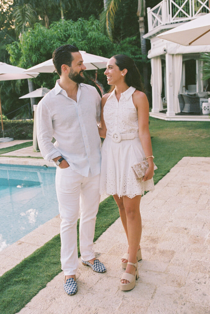 Sunset welcome party at Round Hill Resort in Jamaica