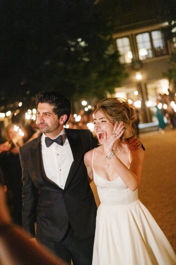 Outdoor wedding celebration at Pippin Hill Farm & Vineyards